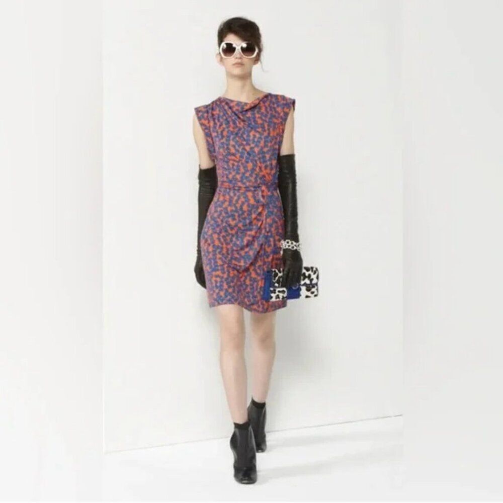 DvF Diane von Furstenberg Amberlin 100% silk size 4 dress